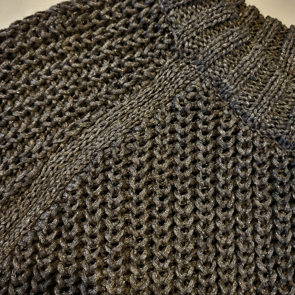 Rag & Bone Gray Metallic Sweater - Picture 10 of 12